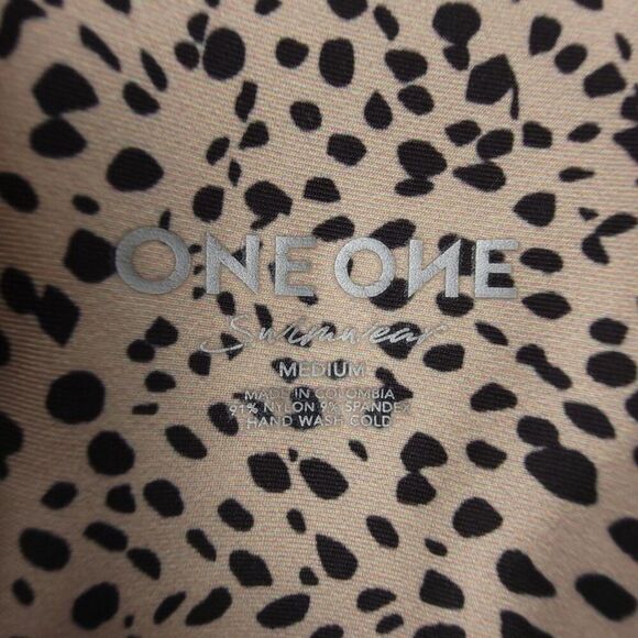 NEW OneOne Swimwear Jenna Top Jesse Bottom Cheetah Print Matching Bikini Set Tan - Picture 8 of 10